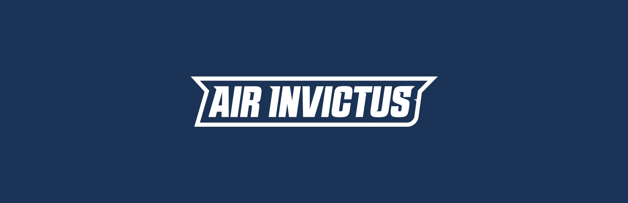 Projeto Air Invictus da Nhdesign: Versão simplificada da identidade visual