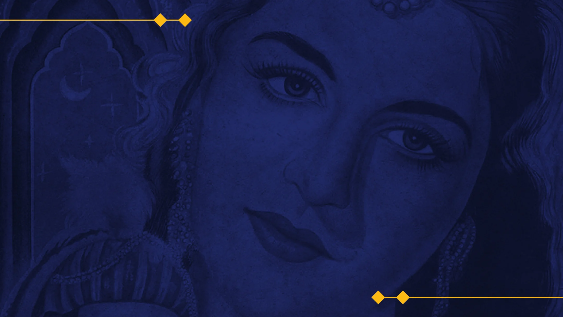 Nhdesign project Bollywood: Bollywood poster featuring classic Indian actress in purple filter