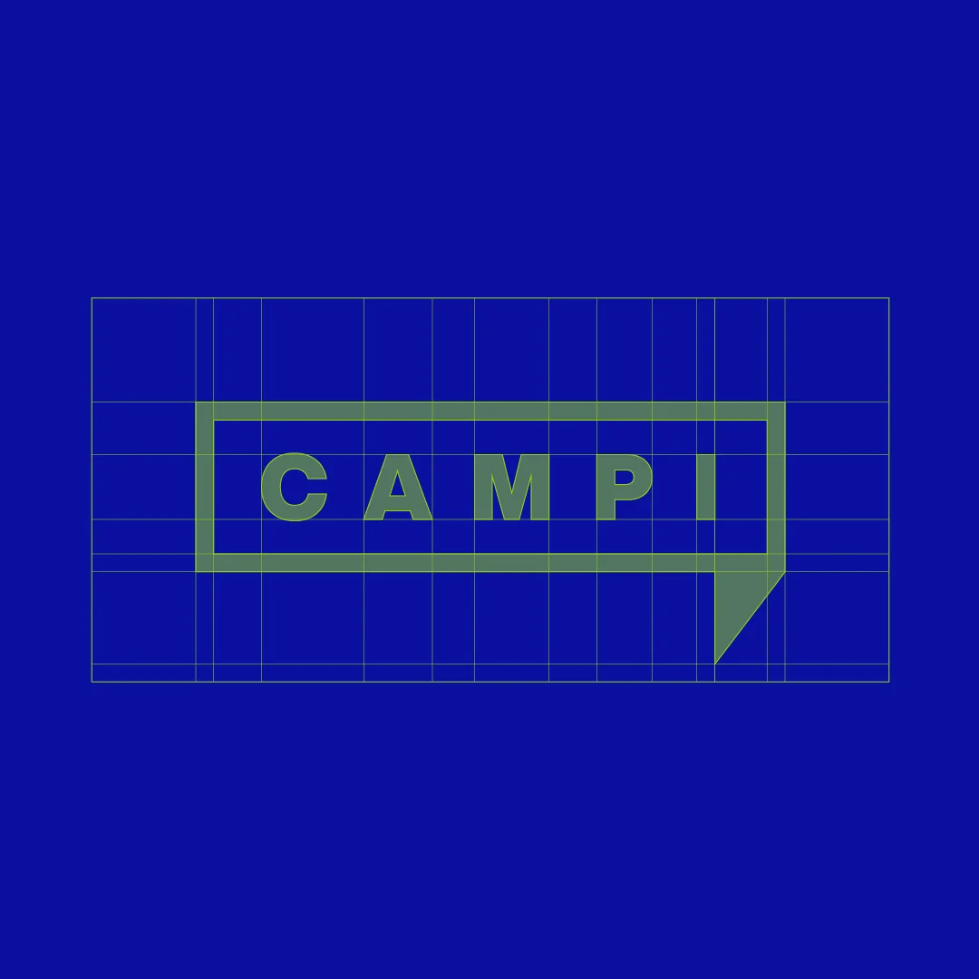 Nhdesign project Campi: Definition of logo grid and proportions