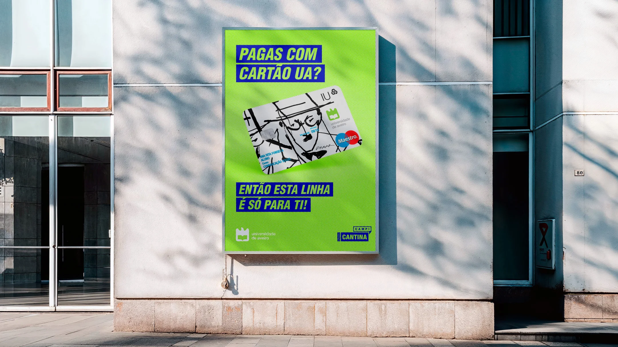Nhdesign project Campi: Brand identity applied to institutional poster
