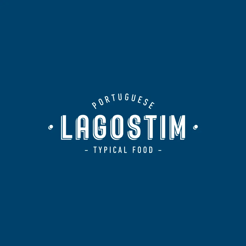 Nhdesign project Restaurante Lagostim: Logo with a classic-inspired typography