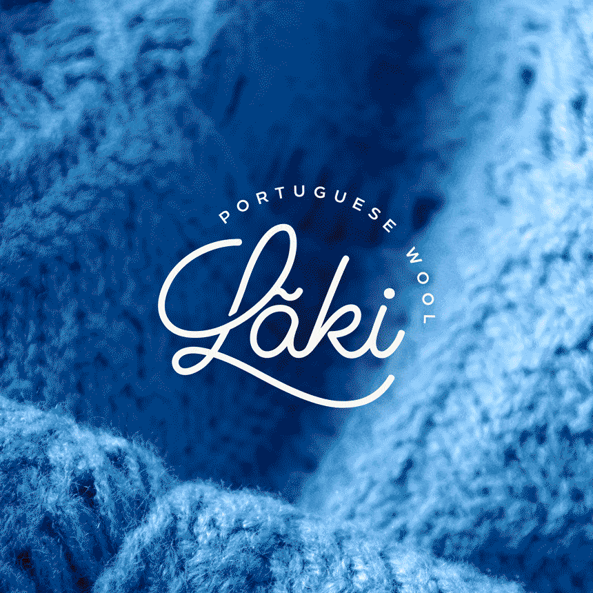 Nhdesign project Lãki: Lãki logo on wool backgrounds