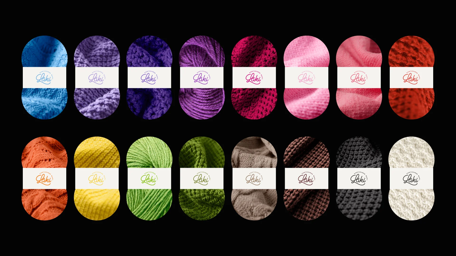 Nhdesign project Lãki: Wool colors available at Lãki