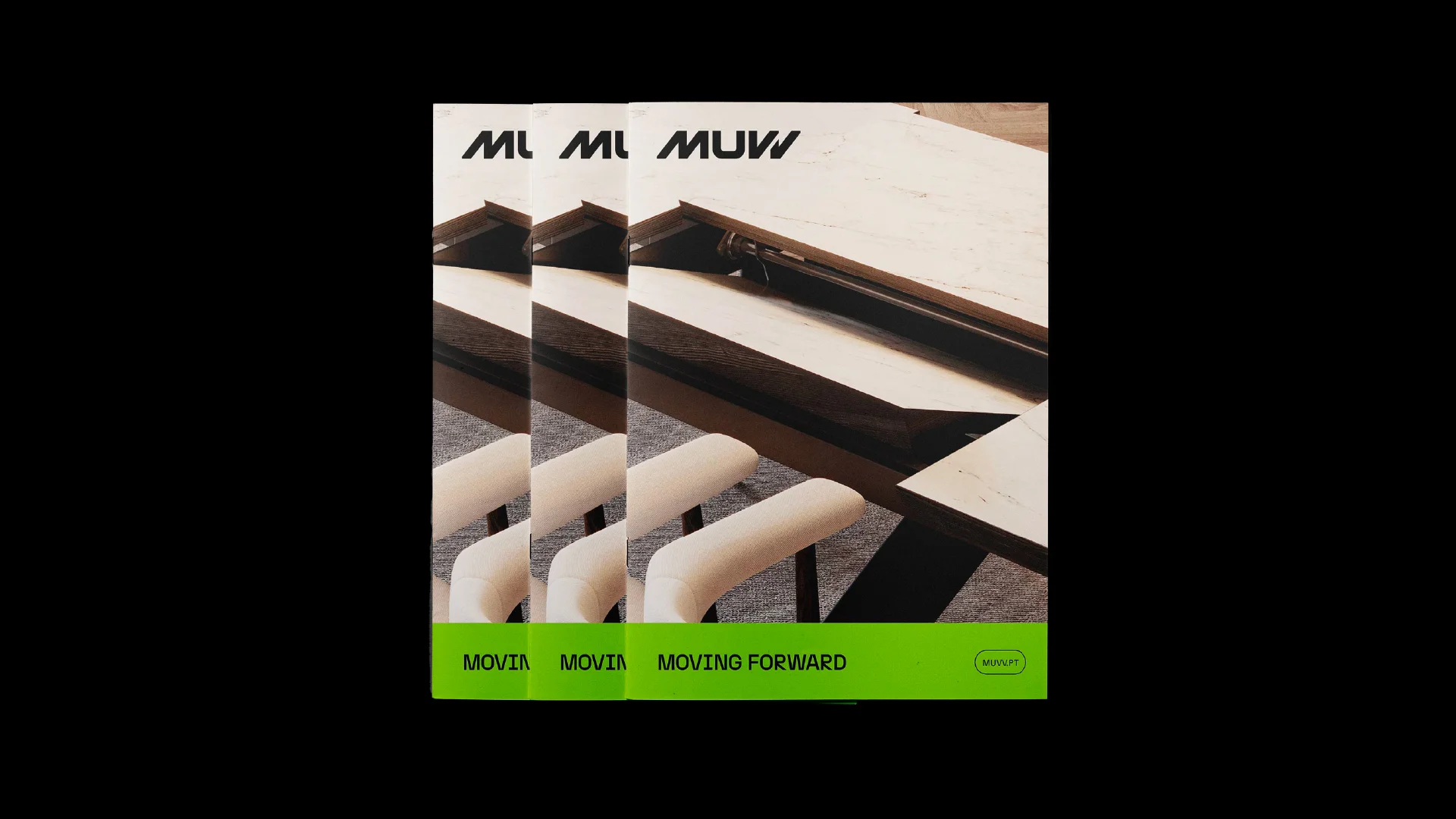 Nhdesign project MUVV: Product catalogue with a technical layout and direct graphic language