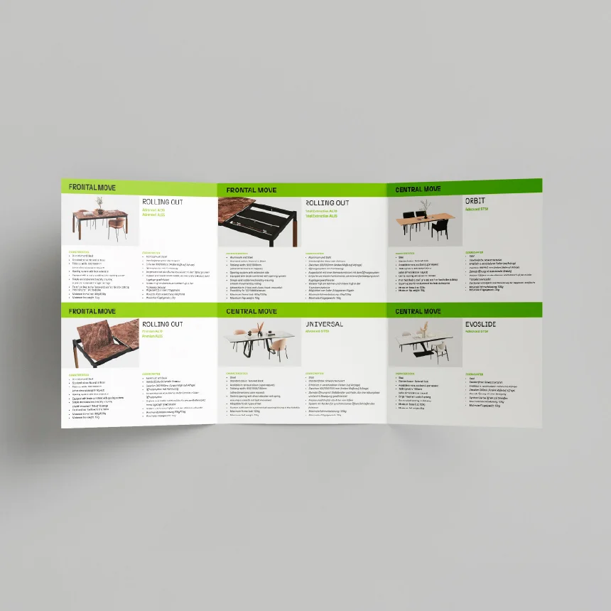 Nhdesign project MUVV: Full view of the content with a clear informational structure