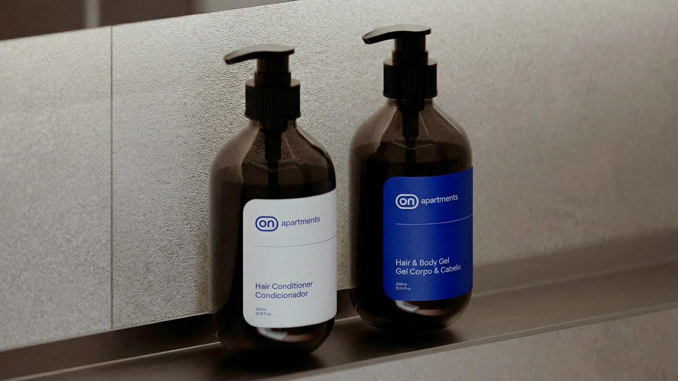 Nhdesign project ON: ON brand applied to amenity labels