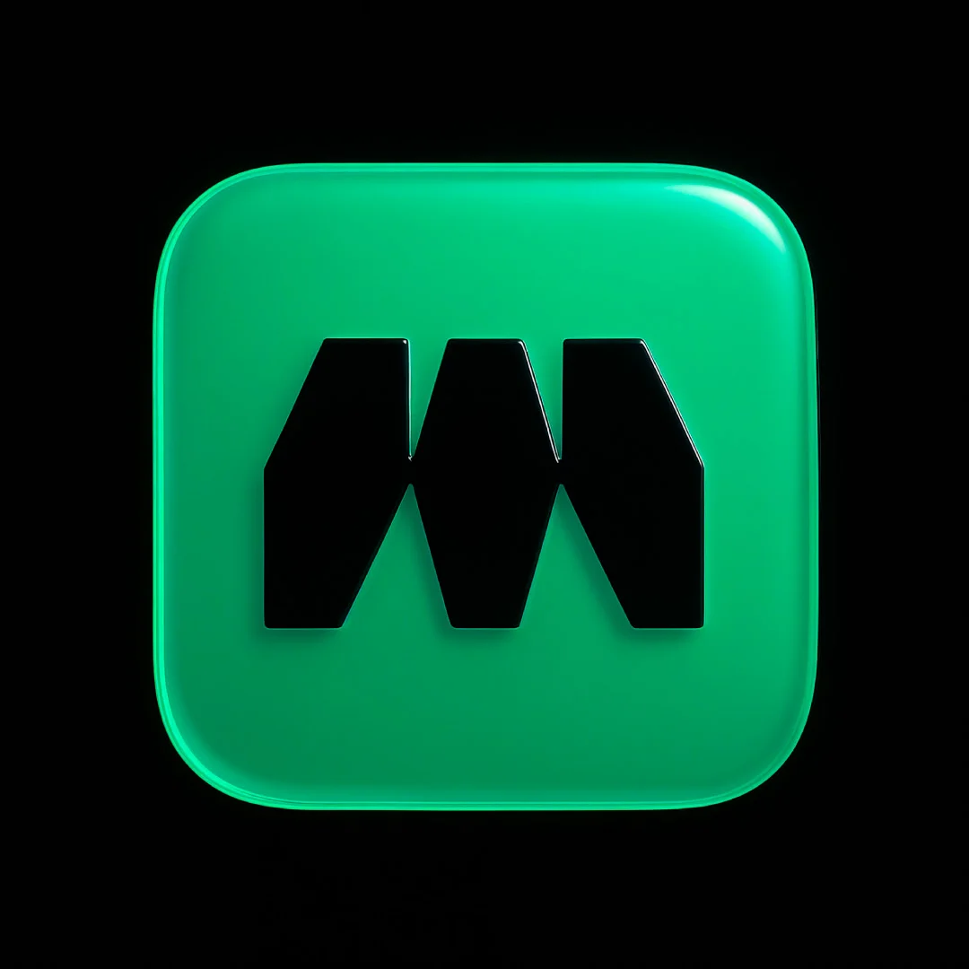 Nhdesign project The Mesh: Three-dimensional icon developed for digital applications