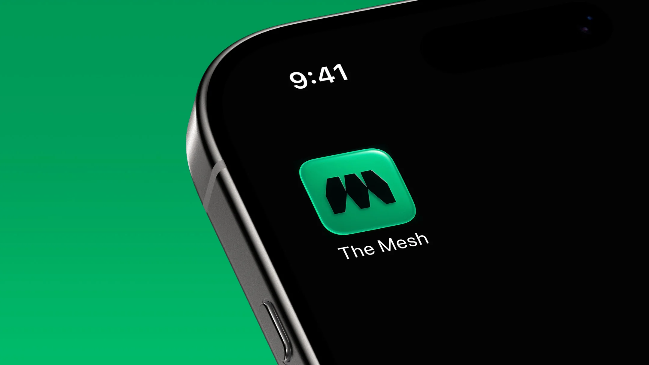 Nhdesign project The Mesh: Icon applied to a mobile interface