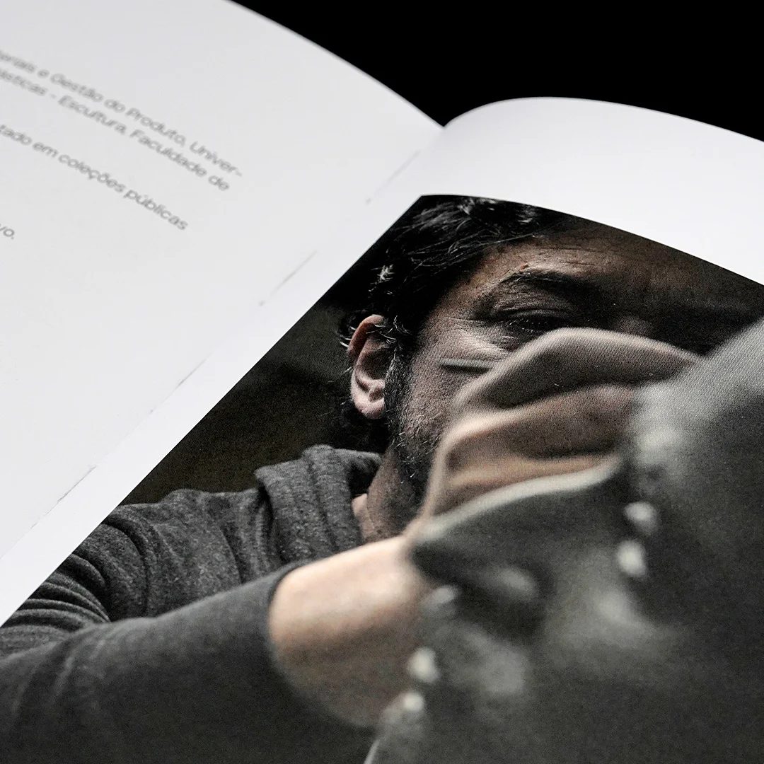 Nhdesign project Em Playback: Detail of the content of Albano Martins' catalog, Em Playback