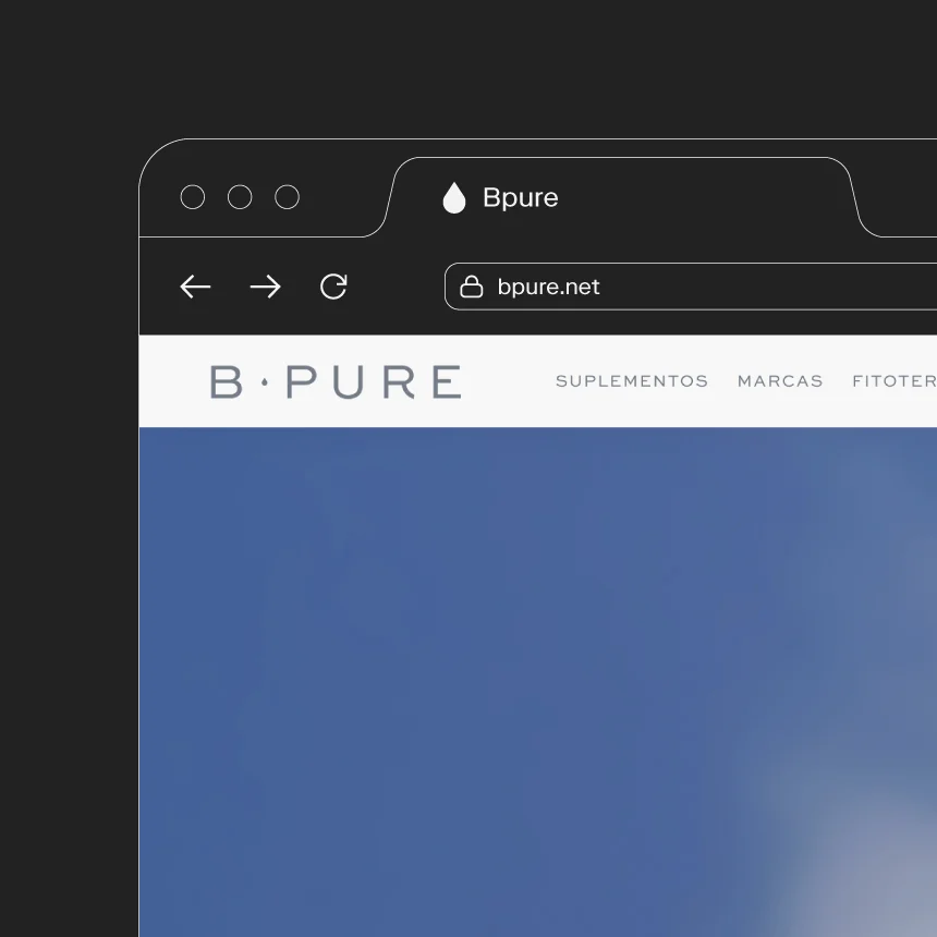 Nhdesign project Bpure: Reduced-size logo