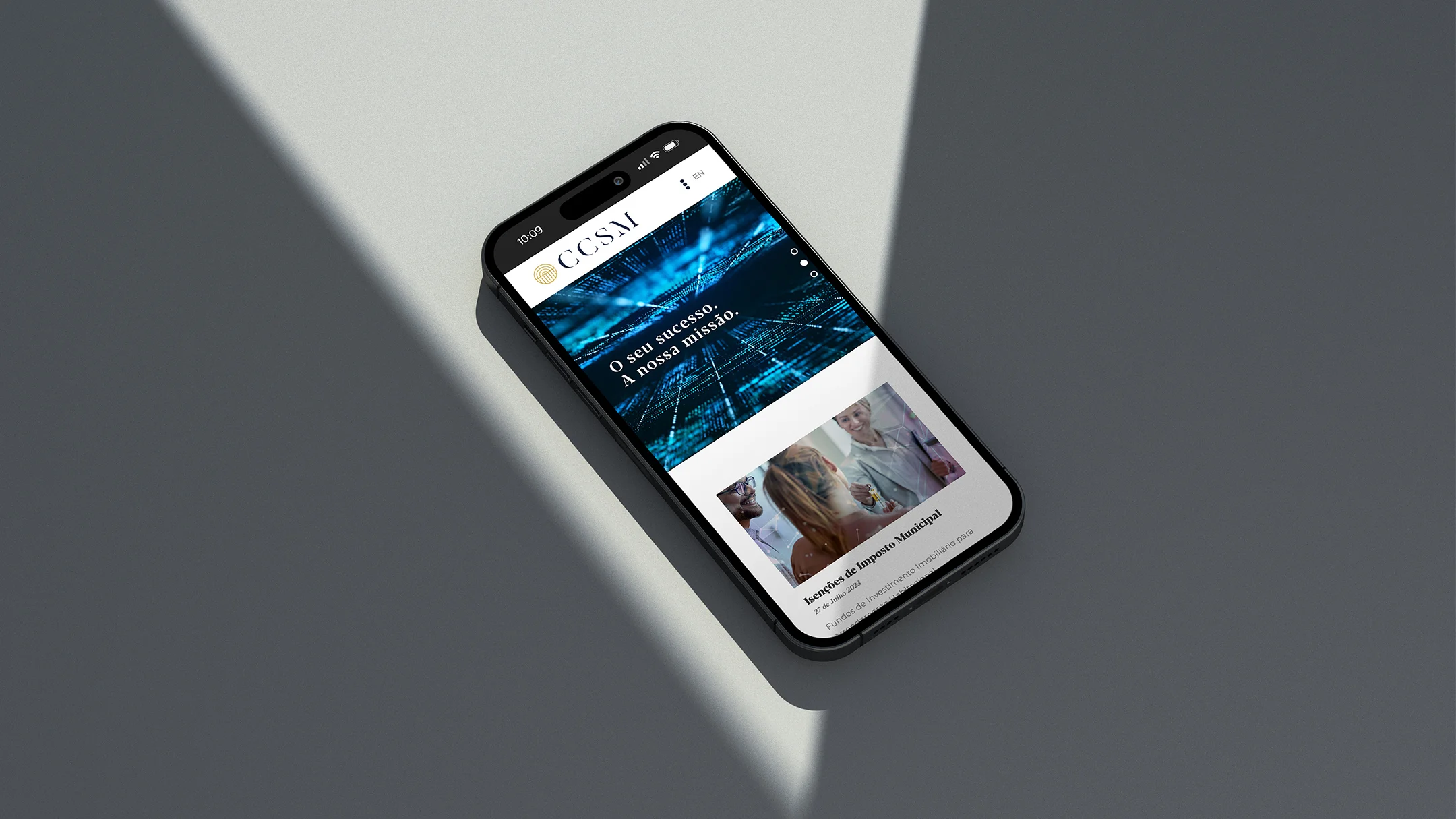 Nhdesign project CCSM: Responsive website on mobile